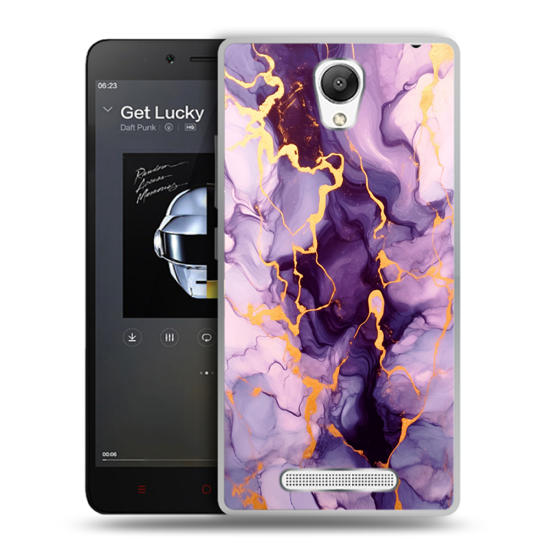 Пластиковый чехол на Xiaomi RedMi Note 2 с принтом Мрамор Пластиковый чехол на Xiaomi RedMi Note 2 с принтом Мрамор