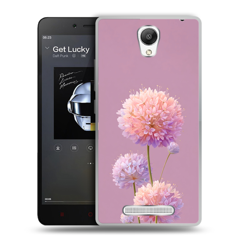 Пластиковый чехол на Xiaomi RedMi Note 2 с принтом Цветы Пластиковый чехол на Xiaomi RedMi Note 2 с принтом Цветы