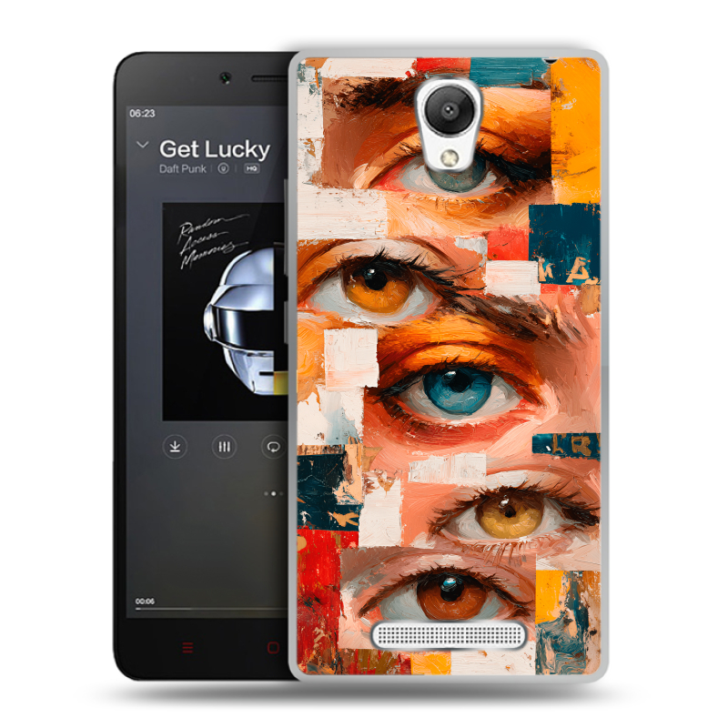 Пластиковый чехол на Xiaomi RedMi Note 2 с принтом Модный принт Пластиковый чехол на Xiaomi RedMi Note 2 с принтом Модный принт
