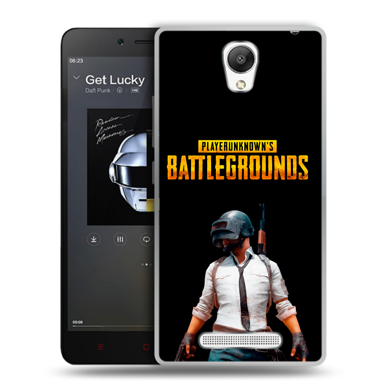 Пластиковый чехол на Xiaomi RedMi Note 2 с принтом PUGB ПАГБ Пластиковый чехол на Xiaomi RedMi Note 2 с принтом PUGB ПАГБ