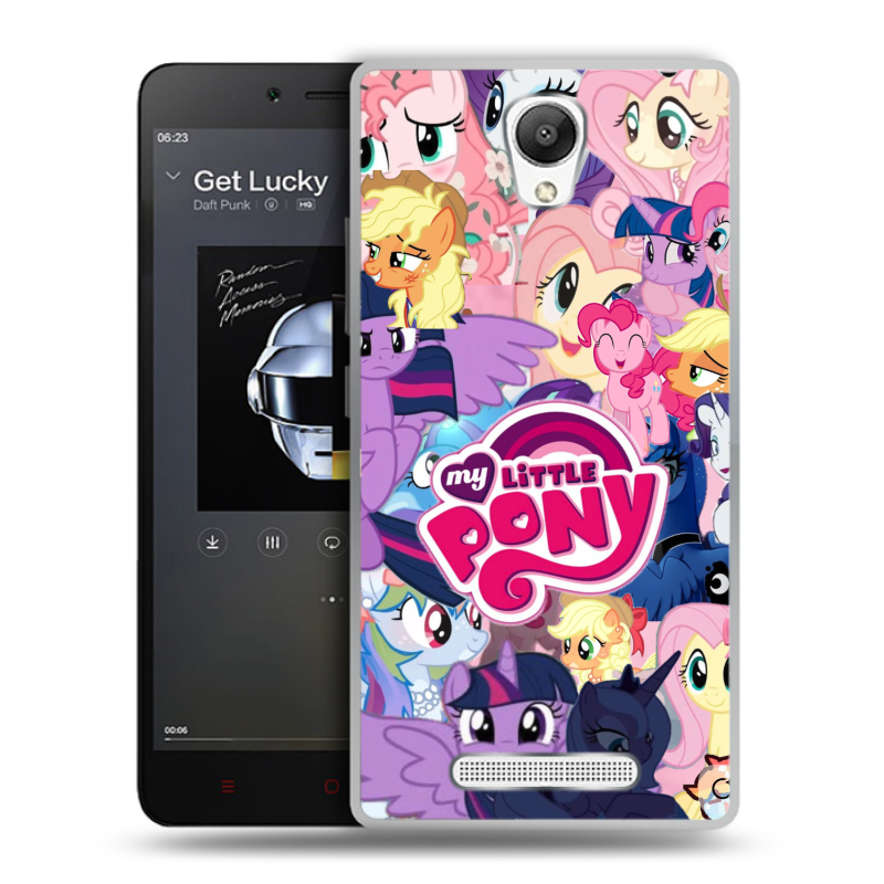 Пластиковый чехол на Xiaomi RedMi Note 2 с принтом My little pony Дружба чудо Пластиковый чехол на Xiaomi RedMi Note 2 с принтом My little pony Дружба чудо