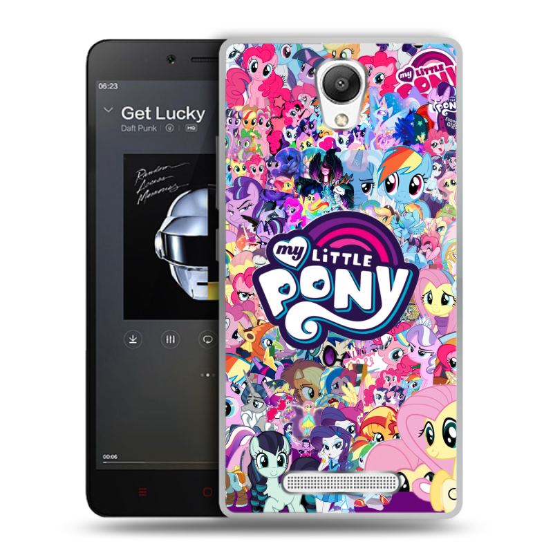 Пластиковый чехол на Xiaomi RedMi Note 2 с принтом My little pony Дружба чудо Пластиковый чехол на Xiaomi RedMi Note 2 с принтом My little pony Дружба чудо