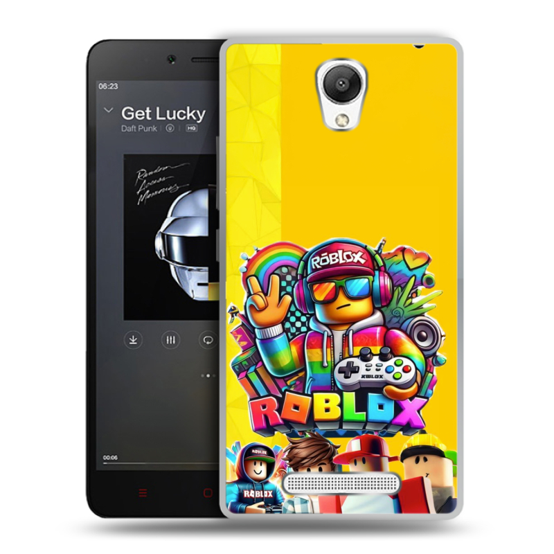 Силиконовый чехол на Xiaomi RedMi Note 2 с принтом Roblox Роблокс Силиконовый чехол на Xiaomi RedMi Note 2 с принтом Roblox Роблокс