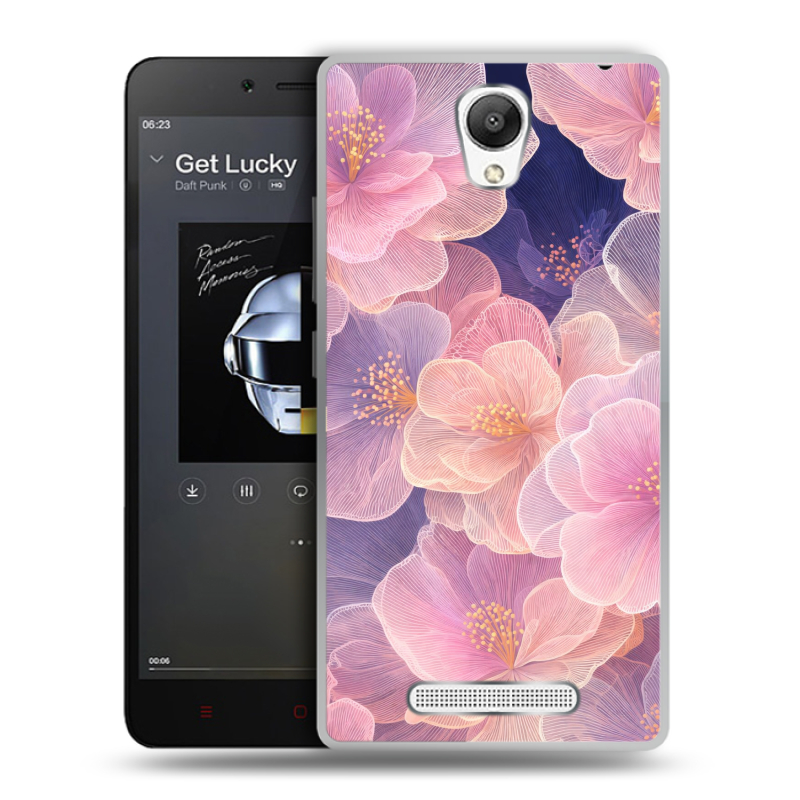 Пластиковый чехол на Xiaomi RedMi Note 2 с принтом женский Пластиковый чехол на Xiaomi RedMi Note 2 с принтом женский