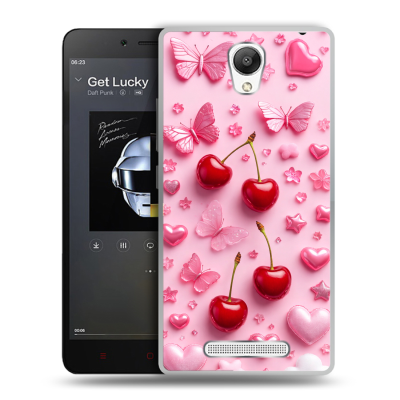 Силиконовый чехол на Xiaomi RedMi Note 2 с принтом для девочек Силиконовый чехол на Xiaomi RedMi Note 2 с принтом для девочек