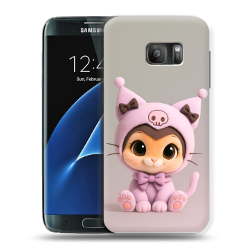 Силиконовый противоударный чехол на Samsung Galaxy S7 с принтом Куроми Kuromi 