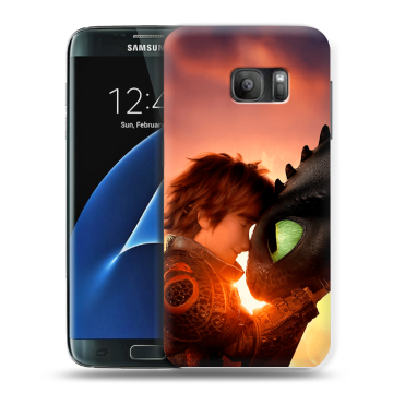 Силиконовый противоударный чехол на Samsung Galaxy S7 с принтом Как приручить дракона Силиконовый противоударный чехол на Samsung Galaxy S7 с принтом Как приручить дракона