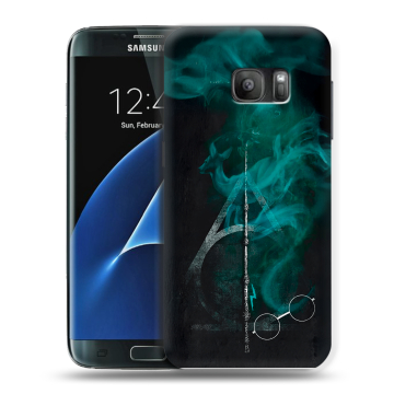 Силиконовый противоударный чехол на Samsung Galaxy S7 с принтом Гарри Поттер Harry Potter
