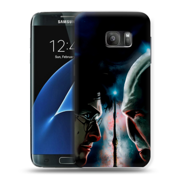 Силиконовый противоударный чехол на Samsung Galaxy S7 с принтом Гарри Поттер Harry Potter Силиконовый противоударный чехол на Samsung Galaxy S7 с принтом Гарри Поттер Harry Potter