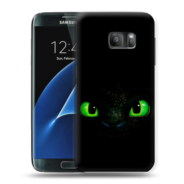 Силиконовый противоударный чехол на Samsung Galaxy S7 с принтом Как приручить дракона