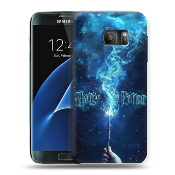 Силиконовый противоударный чехол на Samsung Galaxy S7 с принтом Harry Potter Гарри Поттер