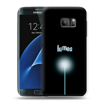 Силиконовый противоударный чехол на Samsung Galaxy S7 с принтом Harry Potter Гарри Поттер