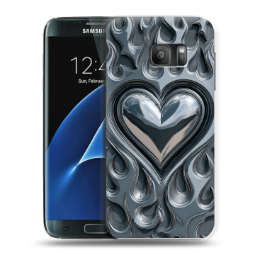 Силиконовый противоударный чехол на Samsung Galaxy S7 с принтом Y2K