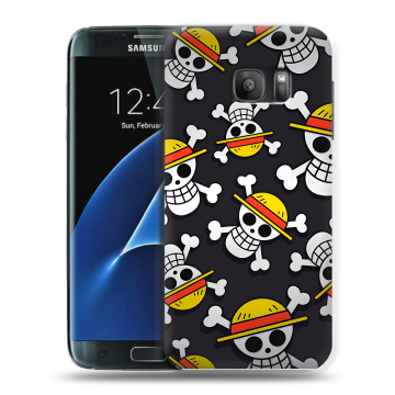 Силиконовый противоударный чехол на Samsung Galaxy S7 с принтом One Piece Ван Пис Силиконовый противоударный чехол на Samsung Galaxy S7 с принтом One Piece Ван Пис