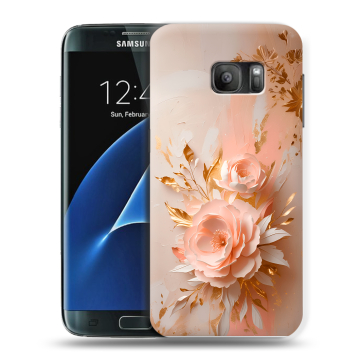 Силиконовый противоударный чехол на Samsung Galaxy S7 с принтом женский Силиконовый противоударный чехол на Samsung Galaxy S7 с принтом женский