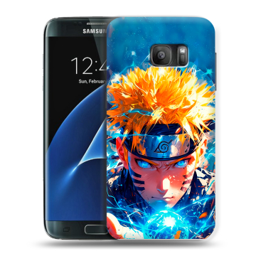 Силиконовый противоударный чехол на Samsung Galaxy S7 с принтом Аниме Наруто Naruto Силиконовый противоударный чехол на Samsung Galaxy S7 с принтом Аниме Наруто Naruto