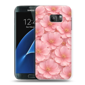 Силиконовый противоударный чехол на Samsung Galaxy S7 с принтом женский Силиконовый противоударный чехол на Samsung Galaxy S7 с принтом женский