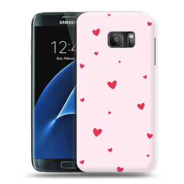 Силиконовый противоударный чехол на Samsung Galaxy S7 с принтом для девочек