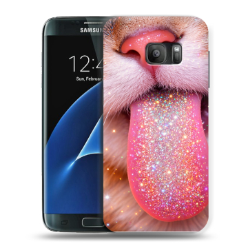 Силиконовый противоударный чехол на Samsung Galaxy S7 с принтом для девочек Силиконовый противоударный чехол на Samsung Galaxy S7 с принтом для девочек