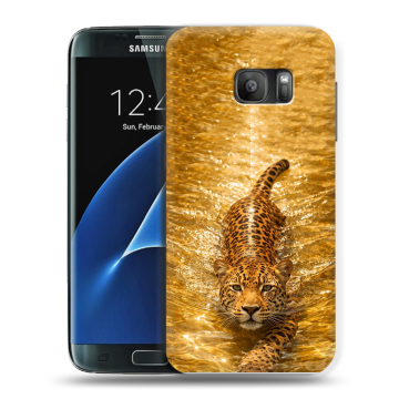 Силиконовый противоударный чехол на Samsung Galaxy S7 с принтом женский