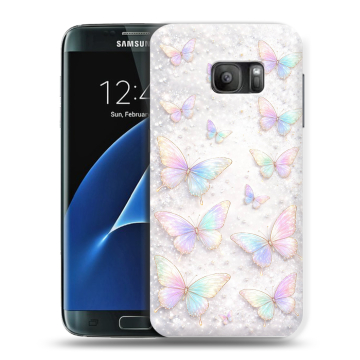 Силиконовый противоударный чехол на Samsung Galaxy S7 с принтом женский Силиконовый противоударный чехол на Samsung Galaxy S7 с принтом женский