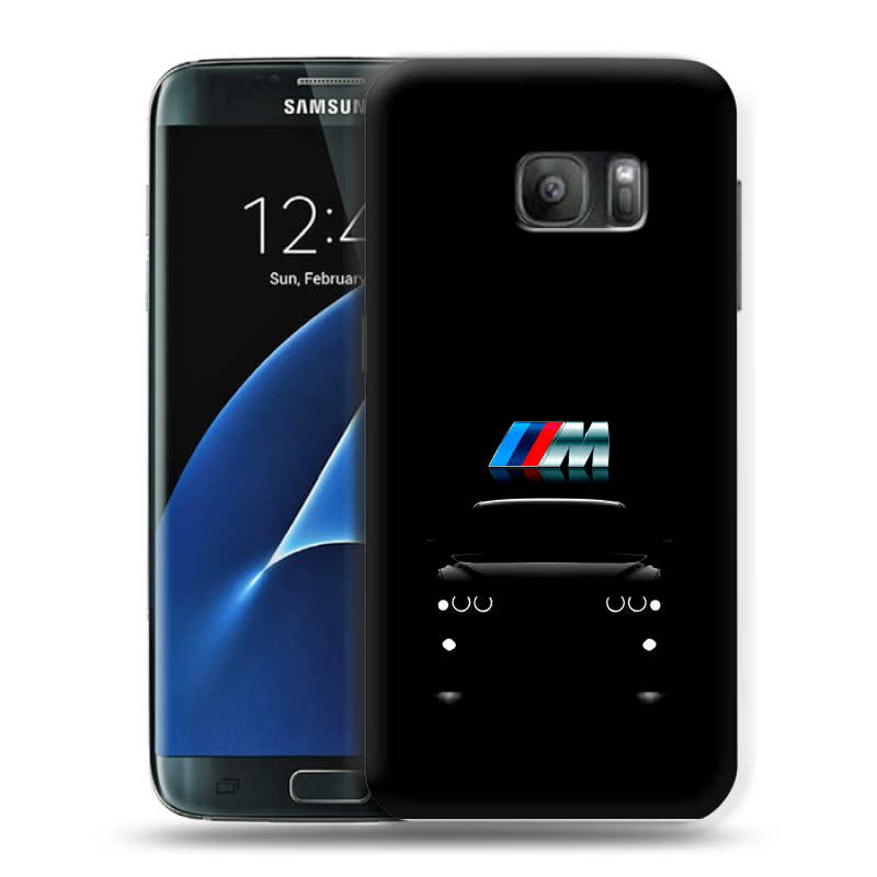 Силиконовый противоударный чехол на Samsung Galaxy S7 с принтом БМВ BMW Силиконовый противоударный чехол на Samsung Galaxy S7 с принтом БМВ BMW