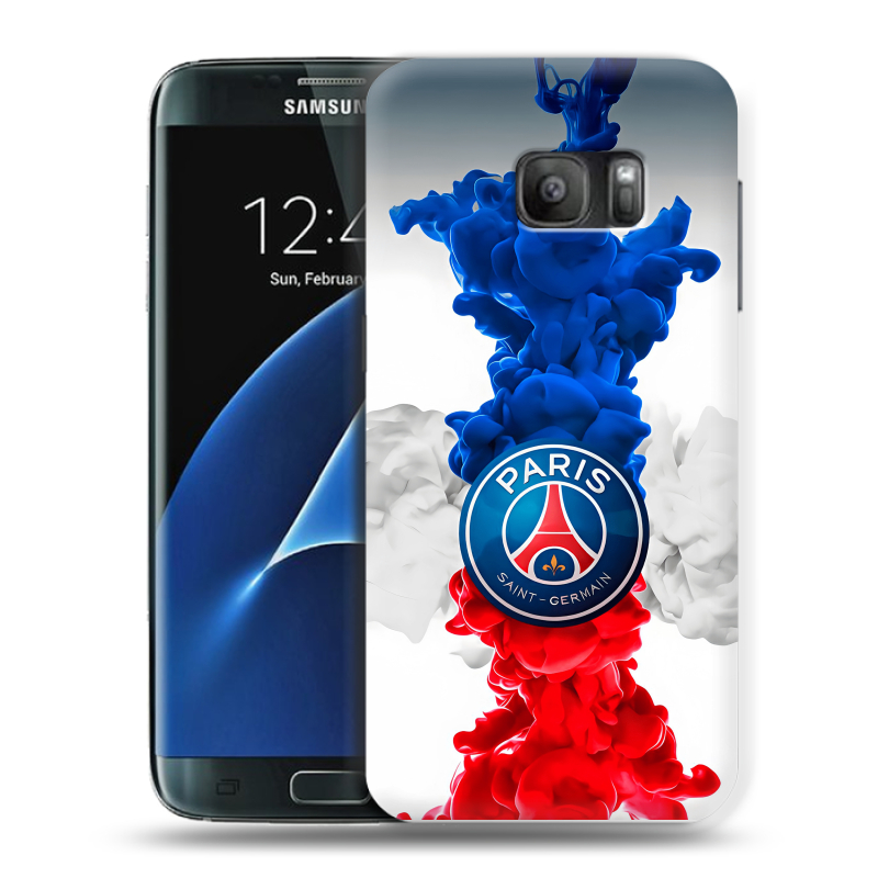 Силиконовый противоударный чехол на Samsung Galaxy S7 с принтом PSG ПСЖ Силиконовый противоударный чехол на Samsung Galaxy S7 с принтом PSG ПСЖ