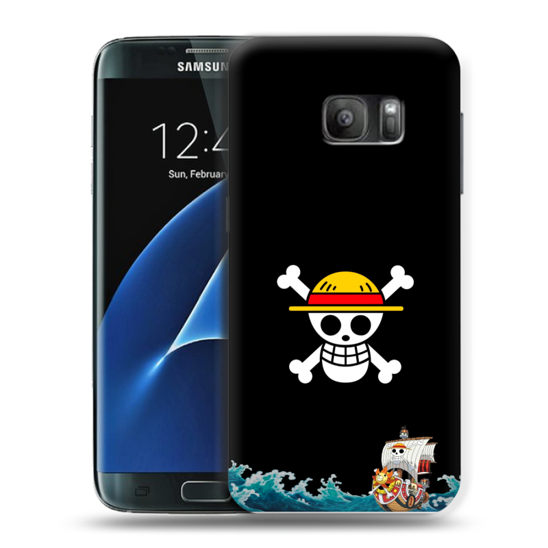 Силиконовый противоударный чехол на Samsung Galaxy S7 с принтом One Piece Ван Пис Силиконовый противоударный чехол на Samsung Galaxy S7 с принтом One Piece Ван Пис