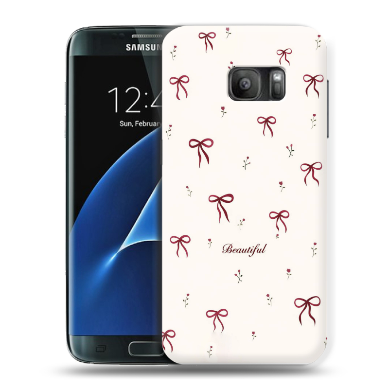 Силиконовый противоударный чехол на Samsung Galaxy S7 с принтом для девочек Силиконовый противоударный чехол на Samsung Galaxy S7 с принтом для девочек