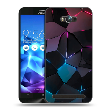 Пластиковый чехол на ASUS ZenFone Max с принтом Геометрия неона Пластиковый чехол на ASUS ZenFone Max с принтом Геометрия неона