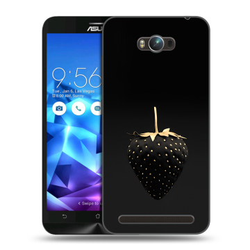 Пластиковый чехол на ASUS ZenFone Max с принтом Черная клубника Пластиковый чехол на ASUS ZenFone Max с принтом Черная клубника