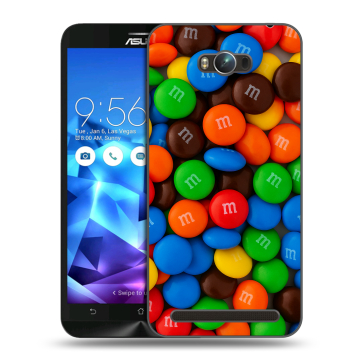 Пластиковый чехол на ASUS ZenFone Max с принтом Конфеты Пластиковый чехол на ASUS ZenFone Max с принтом Конфеты