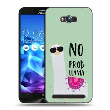 Пластиковый чехол на ASUS ZenFone Max с принтом Лама Пластиковый чехол на ASUS ZenFone Max с принтом Лама