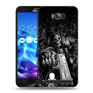 Пластиковый чехол на ASUS ZenFone Max с принтом Скелет Пластиковый чехол на ASUS ZenFone Max с принтом Скелет