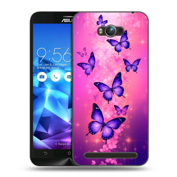 Пластиковый чехол на ASUS ZenFone Max с принтом Бабочки Пластиковый чехол на ASUS ZenFone Max с принтом Бабочки