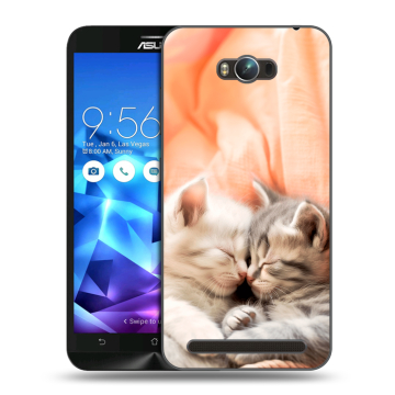 Пластиковый чехол на ASUS ZenFone Max с принтом Котята Пластиковый чехол на ASUS ZenFone Max с принтом Котята