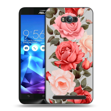 Пластиковый чехол на ASUS ZenFone Max с принтом Розы Пластиковый чехол на ASUS ZenFone Max с принтом Розы