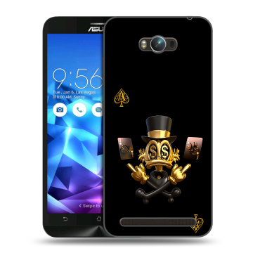 Пластиковый чехол на ASUS ZenFone Max с принтом Золотой скрудж макдак