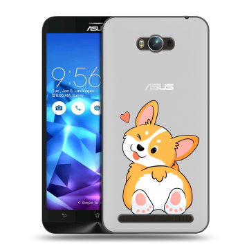 Пластиковый чехол на ASUS ZenFone Max с принтом Корги Пластиковый чехол на ASUS ZenFone Max с принтом Корги