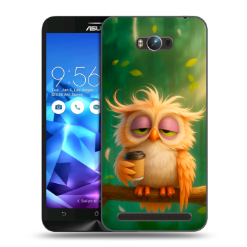 Пластиковый чехол на ASUS ZenFone Max с принтом сова Пластиковый чехол на ASUS ZenFone Max с принтом сова