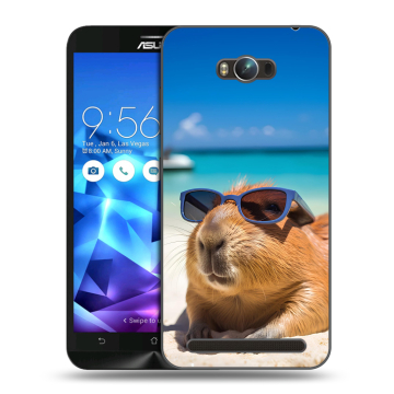 Пластиковый чехол на ASUS ZenFone Max с принтом Капибара Пластиковый чехол на ASUS ZenFone Max с принтом Капибара