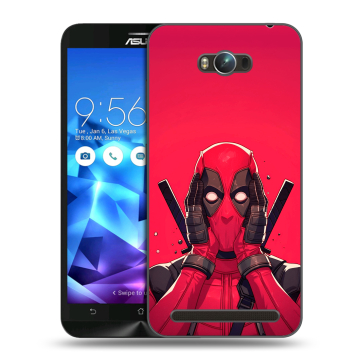 Пластиковый чехол на ASUS ZenFone Max с принтом Дедпул Deadpool Пластиковый чехол на ASUS ZenFone Max с принтом Дедпул Deadpool