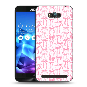 Пластиковый чехол на ASUS ZenFone Max с принтом Розовые бантики Пластиковый чехол на ASUS ZenFone Max с принтом Розовые бантики