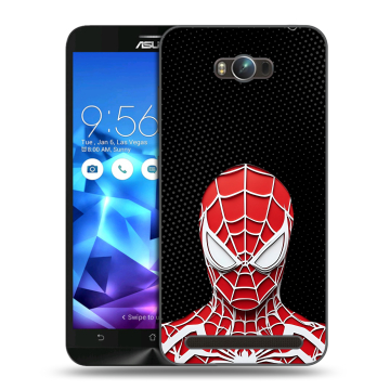 Пластиковый чехол на ASUS ZenFone Max с принтом человек паук spiderman Пластиковый чехол на ASUS ZenFone Max с принтом человек паук spiderman