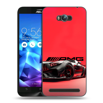 Пластиковый чехол на ASUS ZenFone Max с принтом Мерседес Mercedes AMG