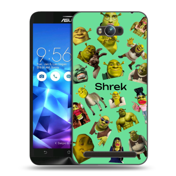 Пластиковый чехол на ASUS ZenFone Max с принтом Шрек Shrek