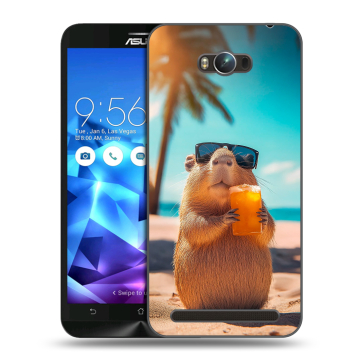 Пластиковый чехол на ASUS ZenFone Max с принтом Капибара