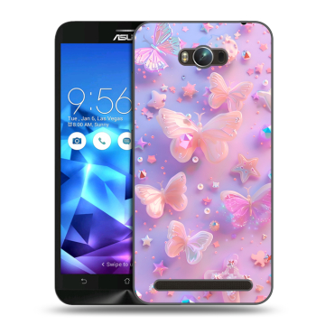 Пластиковый чехол на ASUS ZenFone Max с принтом Бабочки