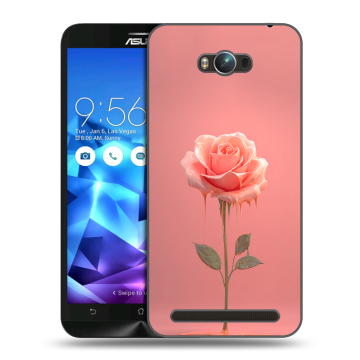 Пластиковый чехол на ASUS ZenFone Max с принтом Розовая роза