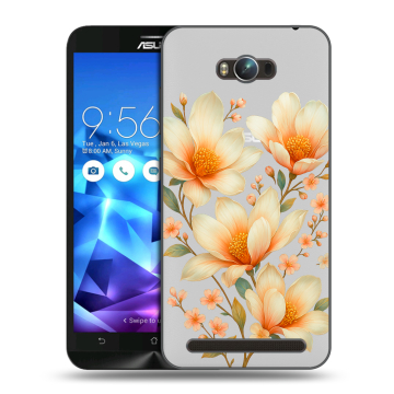 Пластиковый чехол на ASUS ZenFone Max с принтом Цветы
